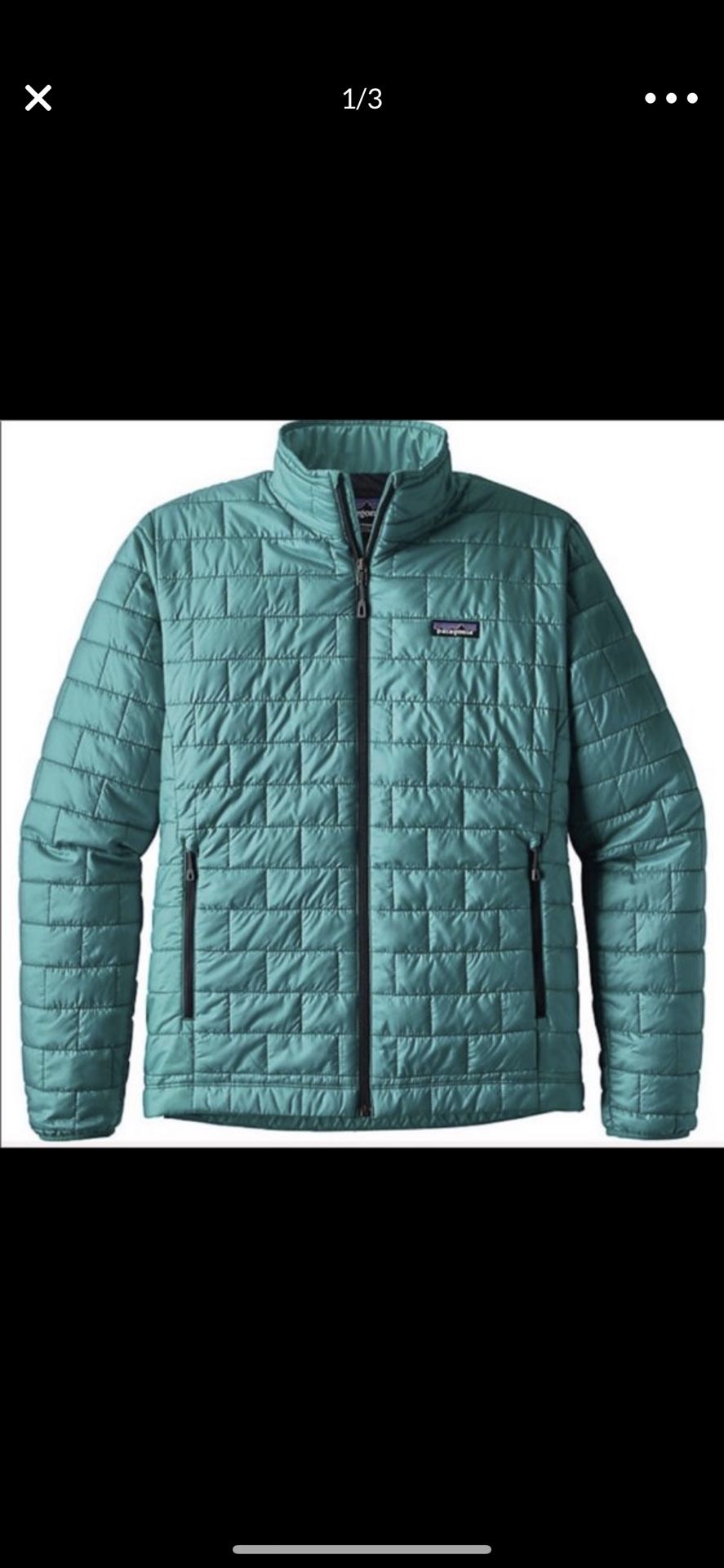 Patagonia teal jacket