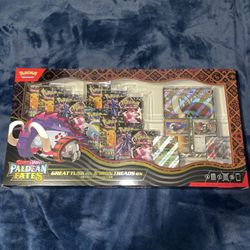 Pokemon Paldean Fates Great Tusk & Iron Treads Premium Collection