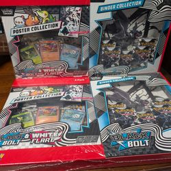 Costco Black Bolt binder collection + Poster collection Bundle