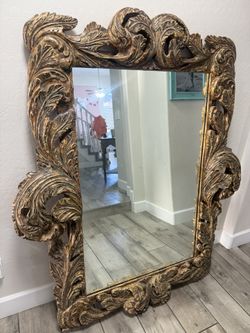 Large antique mirror