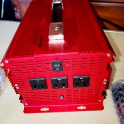 Brand New BESTEK 2000W Power Inverter 3 AC Outlets DC 12V to 110V AC Car Power Supply