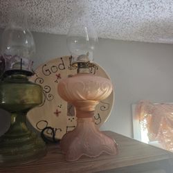Pink Oil Lamp