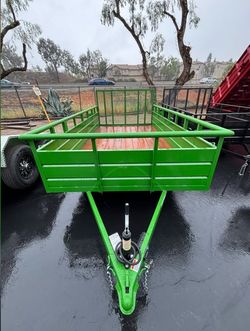 2025 Carson Landscape 7x14-2 JD Green 7K GVWR