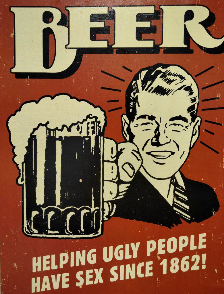 Beer Metal Sign 
