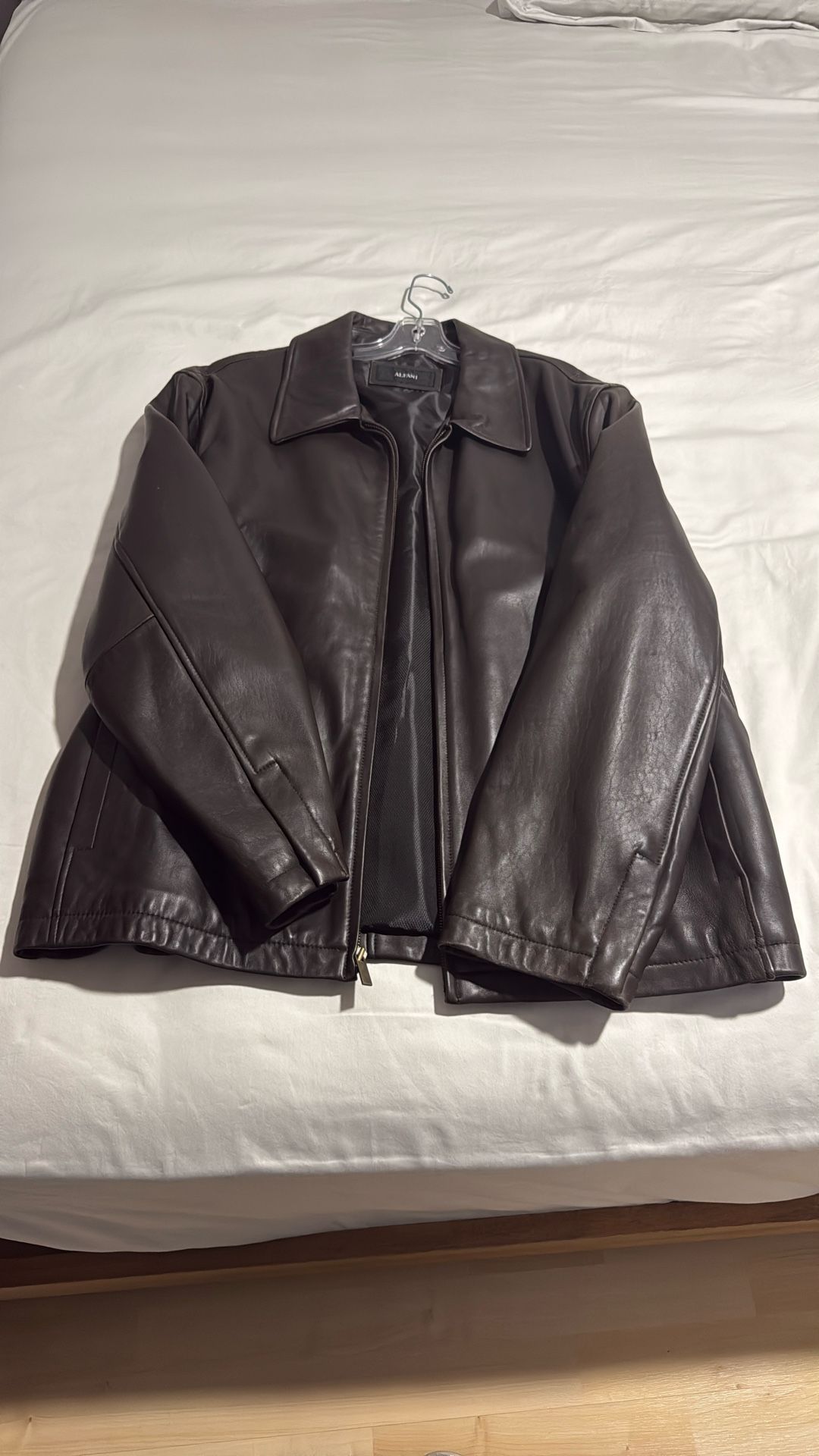 Alfani Leather Jacket 