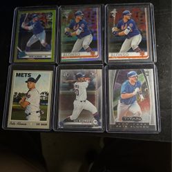 2019 Pete Alonso RC Card Lot - Includes Refractor & Yellow Prizm - Mint Condition!