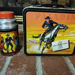 Paladin Lunchbox Metal With Thermos 