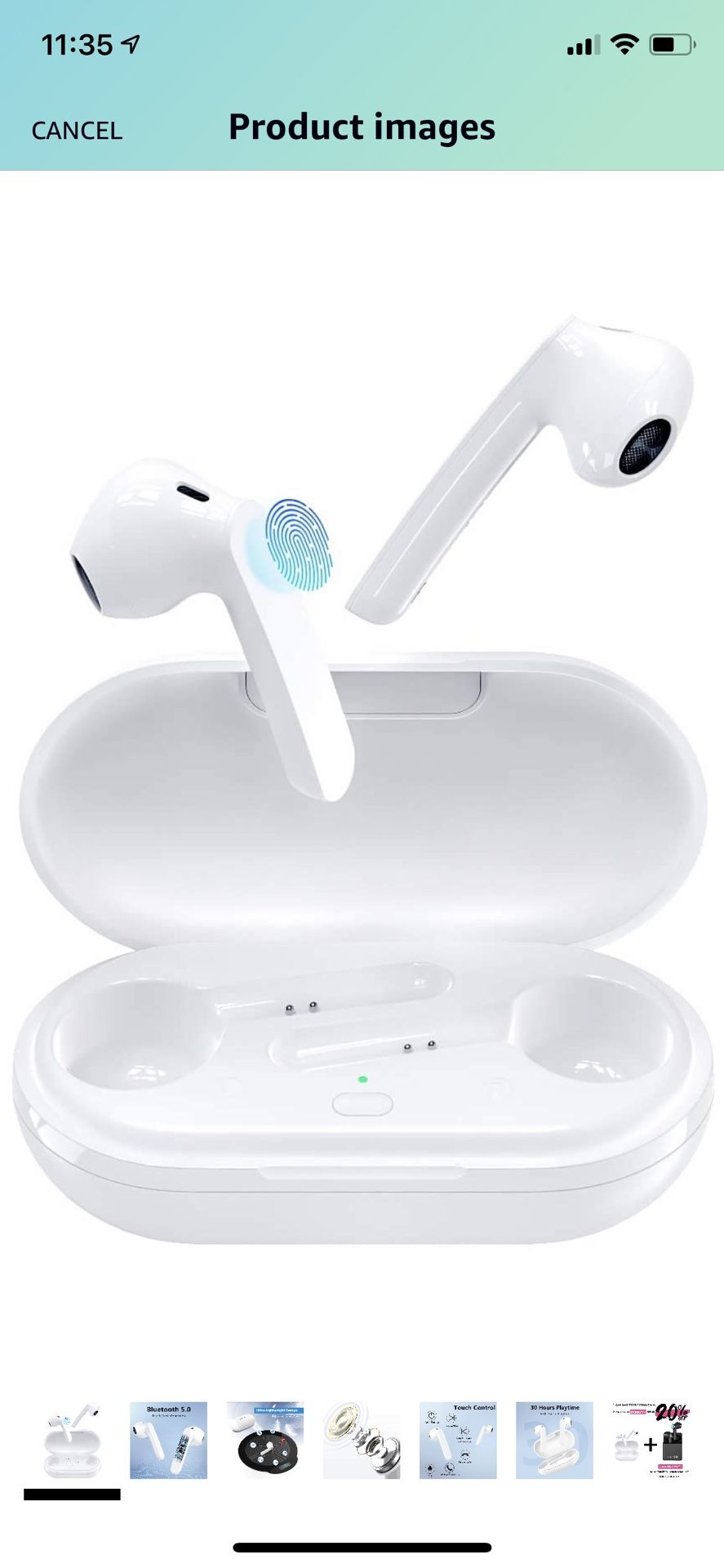 True Wireless Earbuds with Charging Case