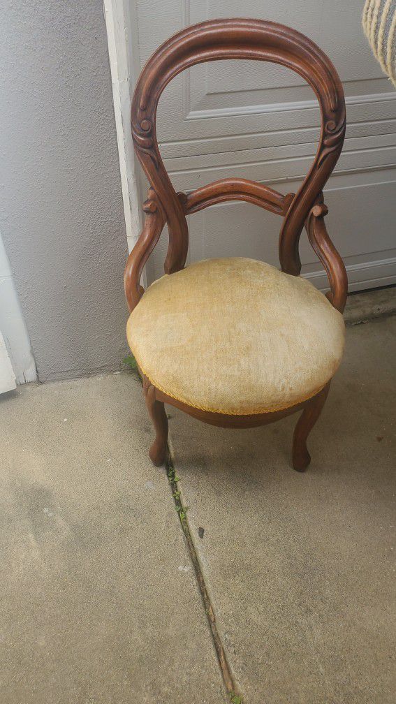 Antique  Chair 18" High  Seat