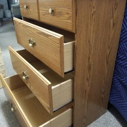 Like-New, Sauder, Four Drawer Wooden Bureau 