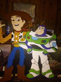 Toy story wooden cutout