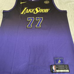 LAKERS LAKESHOW LUKA JERSEYS SIZE SM MED LG XL XXL AVAILABLE 