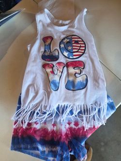 4th of July girls outfit