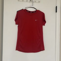 Red Nike Dri Fit Running Top
