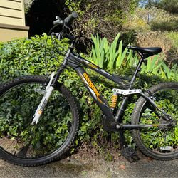 Full suspension bike, medium