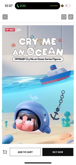 Popmart Cry Me an Ocean Series Figures