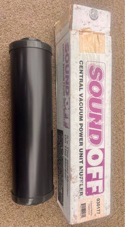 Central Vacuum Power Unit Muffler – SoundOff – Fits All Systems