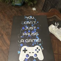 gaming canvas decor