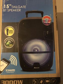 15” Bluetooth Speaker