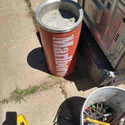 Vintage Marlboro Ashtray Canister 