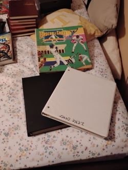 Three binder old sports card bundle