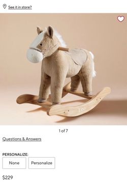 Pottery Barn Rocking Horse