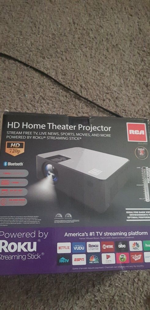 Roku HD Home Theater Projector By RCA