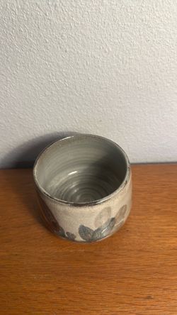 Vintage french pottery / tea bowl / cup