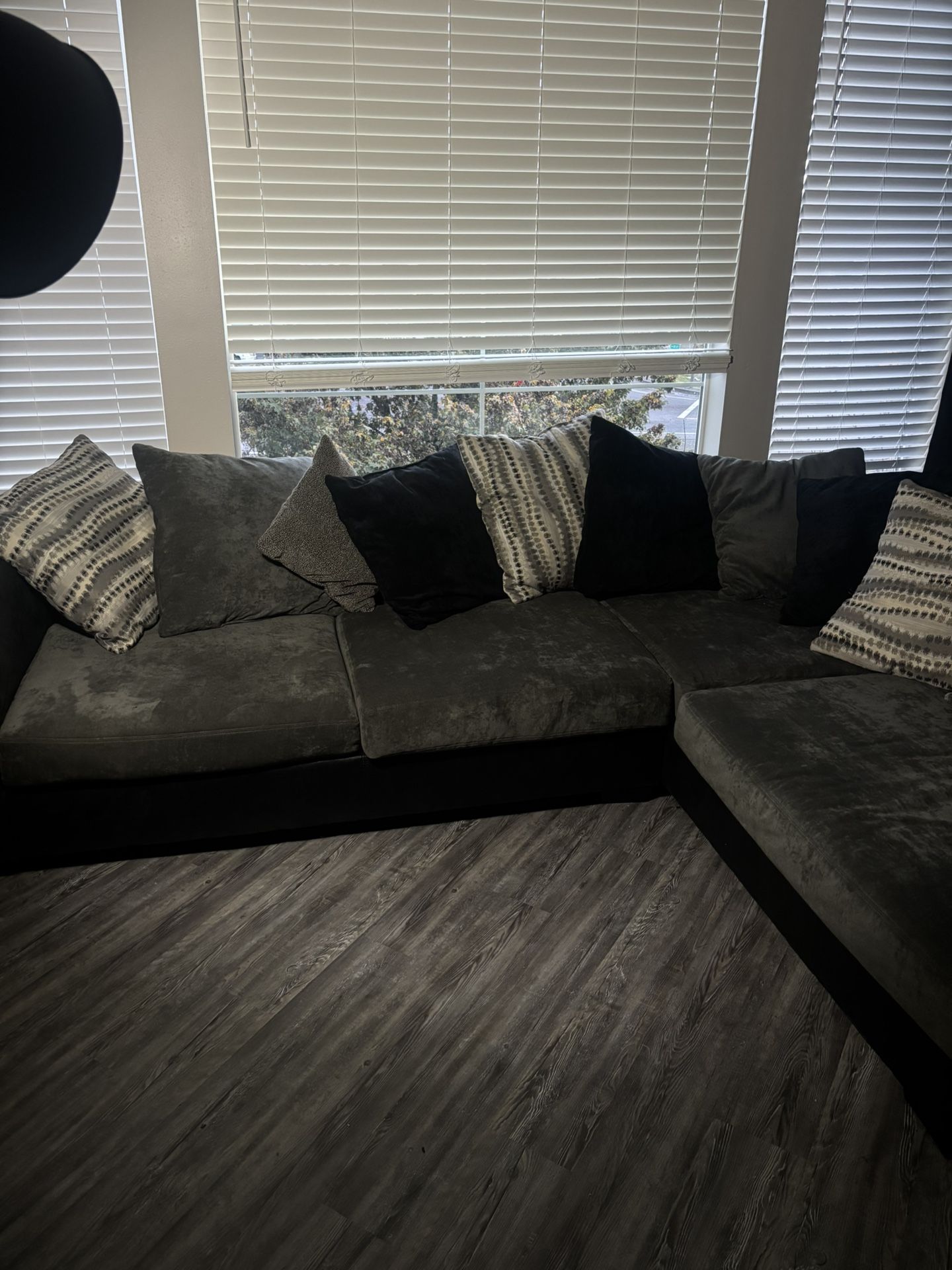 Black/Grey Sectional