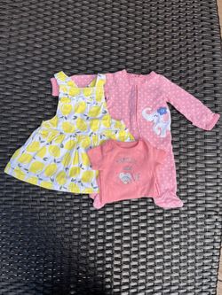 Baby Girl Clothes NB-3/6 Month $1 Each 