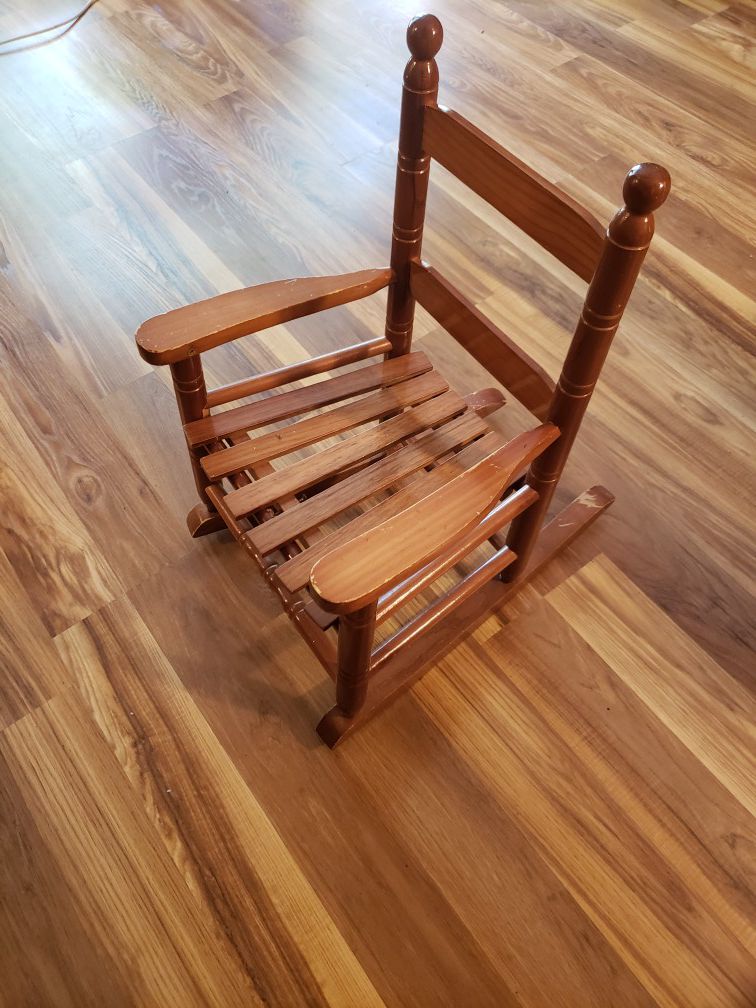Child's rocking chair