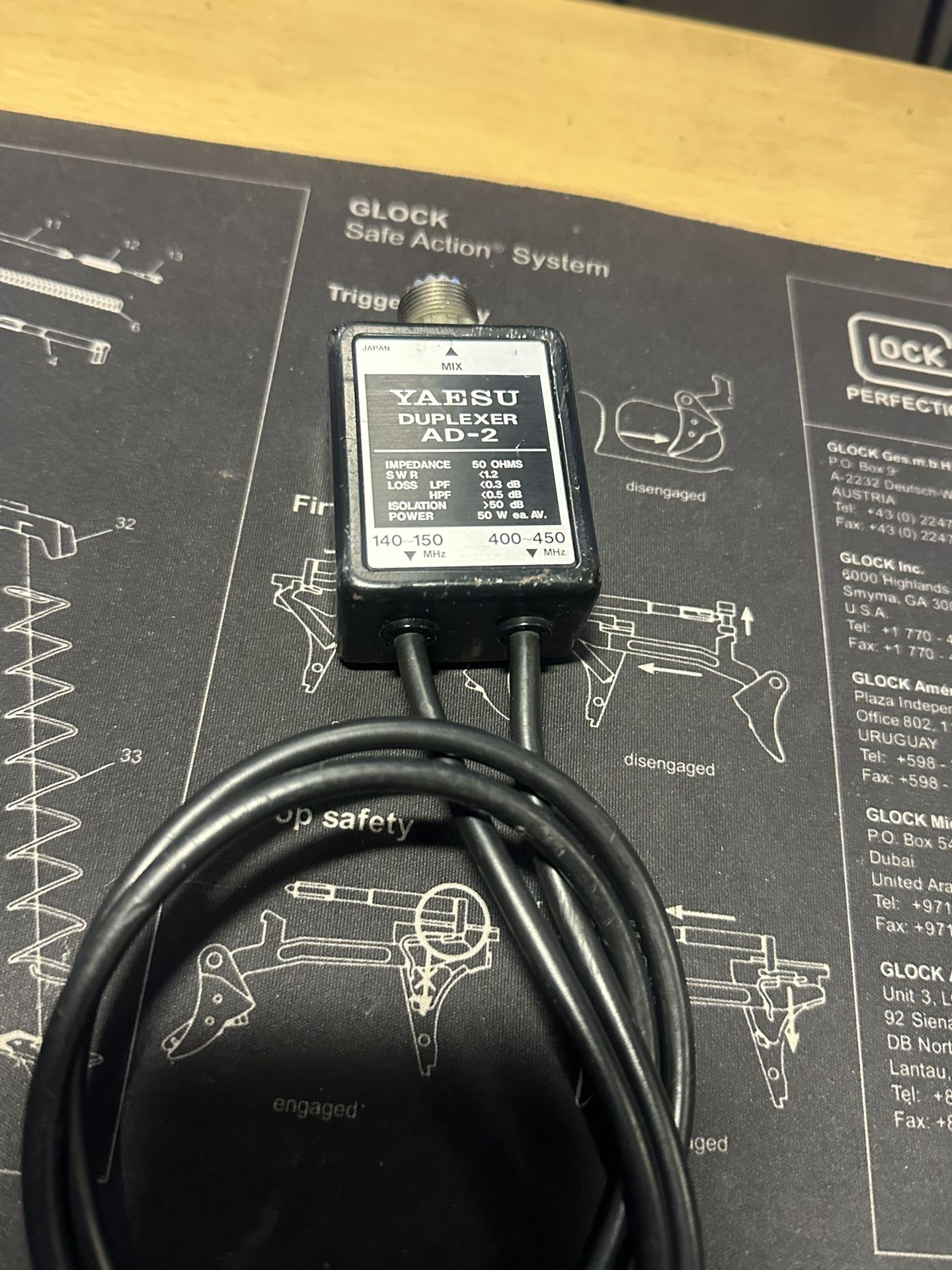 Yaesu Duplexer AD-2 UFH/VHF Ham Radio