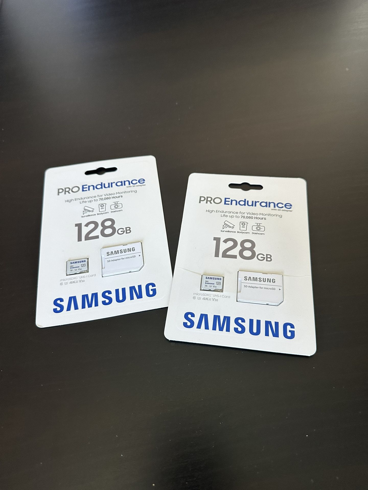 Samsung PRO Endurance 128GB microSDXC UHS-I U3 100MB/s Video Monitoring Memory Card with Adapter (MB-MJ128KA)