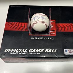 Shane Baz Tampa Bay Rays Baltimore Orioles Autographed Baseball