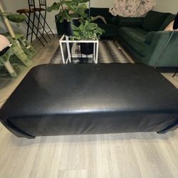 Reupholstered Ottoman 