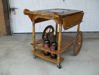 ****Wine Serving Cart End Table****