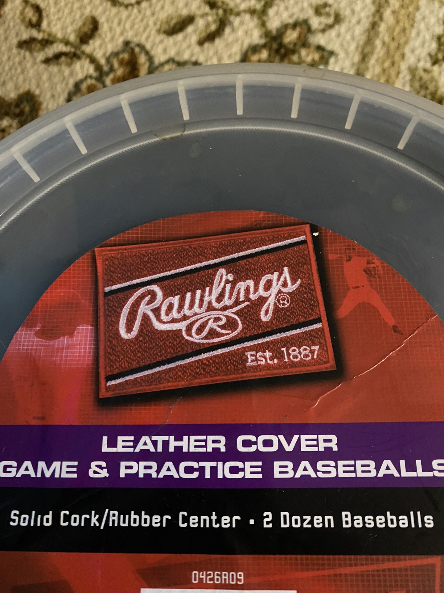 Rawlings Bucket of Official League CROLB Practice Youth Baseballs