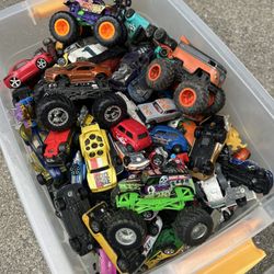 Bin Full Of Hot Wheels 