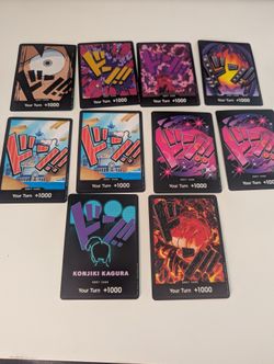 One piece don card lot 