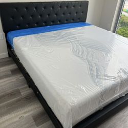 King Size Bed Frame With Mattress New BED FRAME KING CAMA KING NUEVA BED AND MATTRESS 