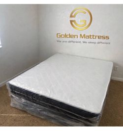 Queen Mattress Set – Medium – Brand New – Delivery Available 🚚