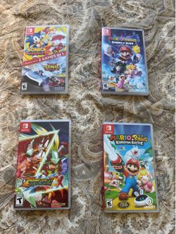 Nintendo switch games and other holders without the games