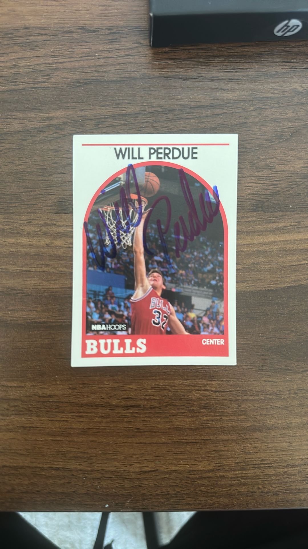 Will Perdue Autographed Basketball Card