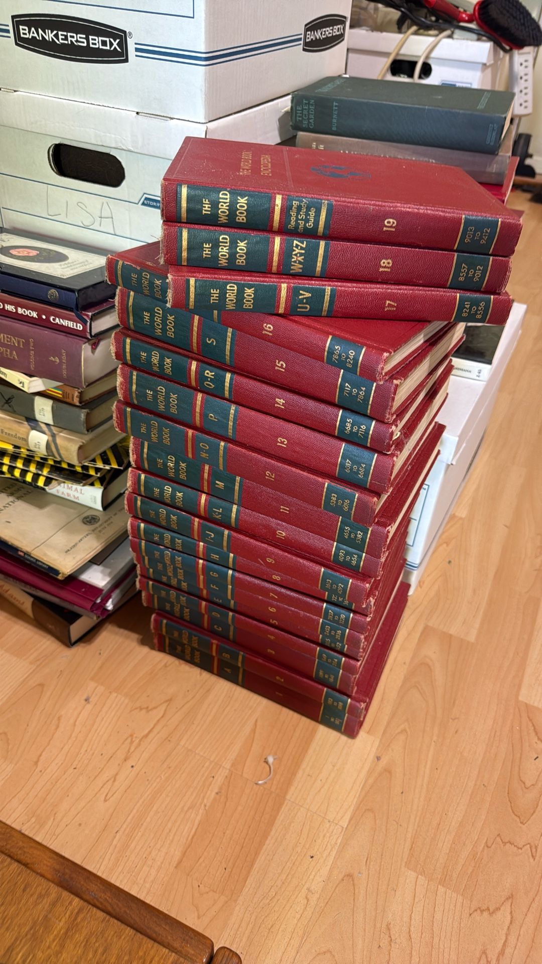 1956 The World Book Encyclopedia – Complete Vintage Set