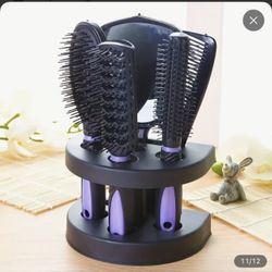 Hair Brush Set with Stand