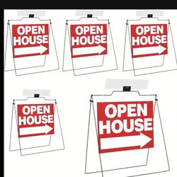 A-frame open house signs real estate realtor sign 