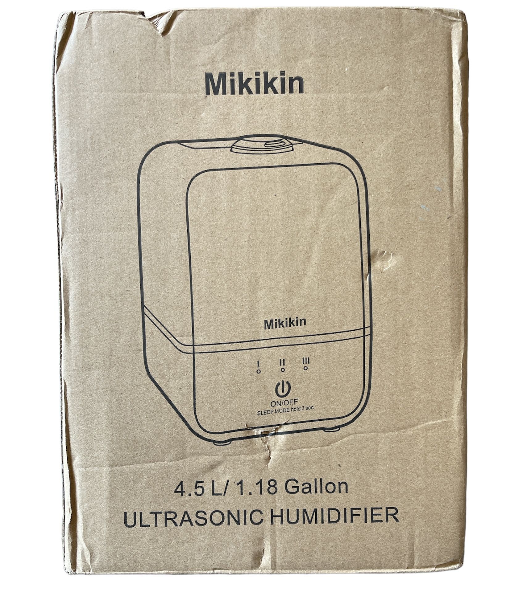Cool Mist Humidifier, Ultrasonic Air Humidifiers for Bedroom Babies Home, 4.5L Large Top Fill Desk Humidifiers with Three Mist Modes, 360° Nozzle, Aut