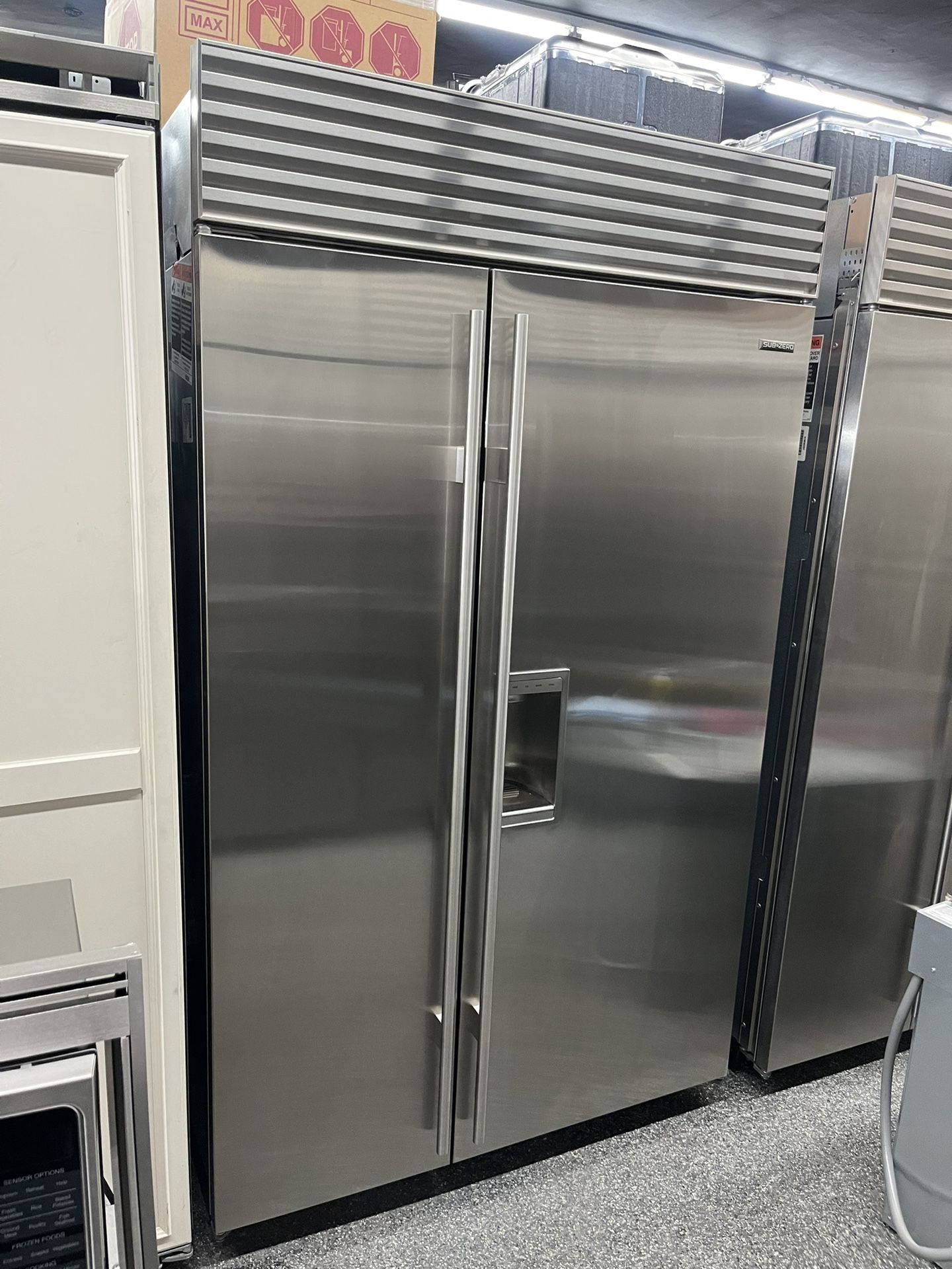 2022 Sub Zero Stainless Built In 48” Refrigerator Ice And Water