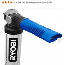 RYOBI Pressure Washer Foam Blaster for Most Gas Electric and Cordless Pressure Washers up to 3300 PSI