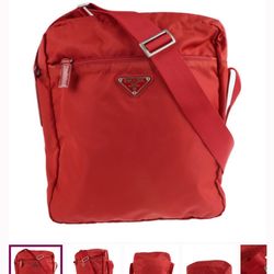 Red Nylon Prada Bag